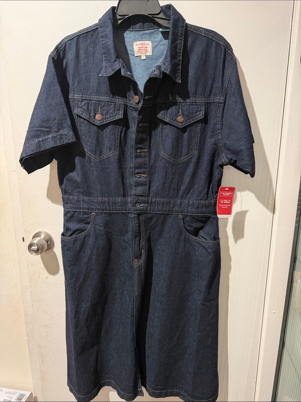 Levi's Dark Indigo Denim Romper